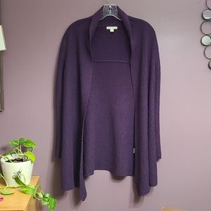 Comfy cozy plum cardigan - S
